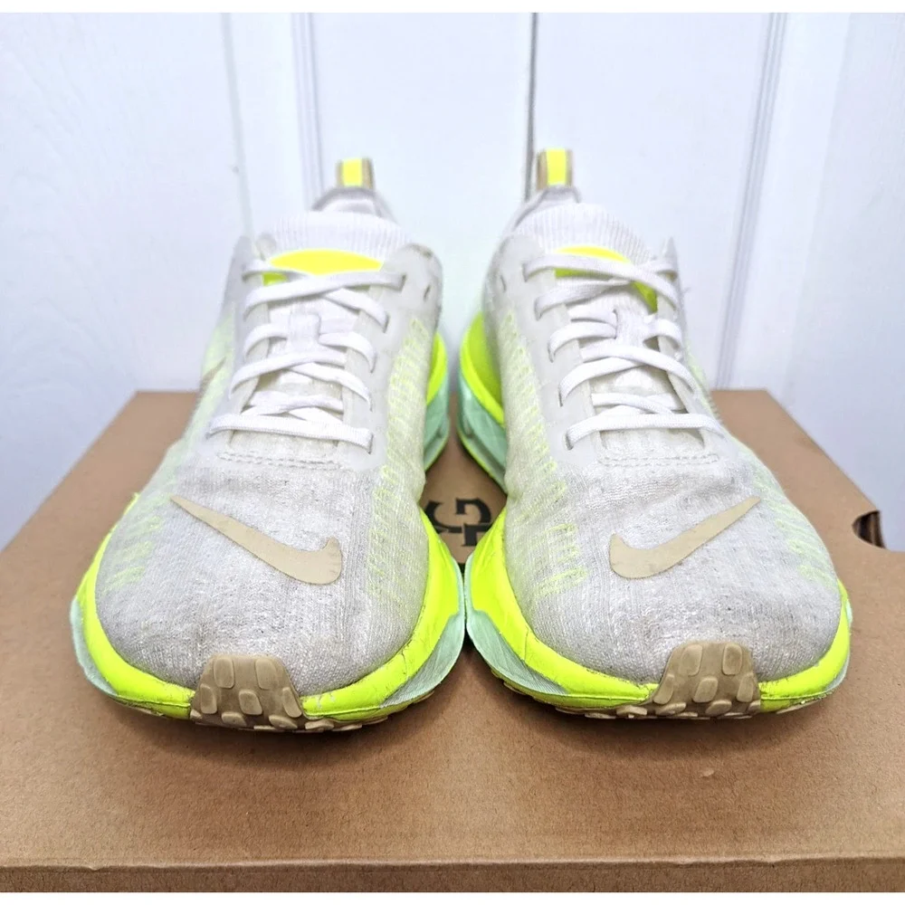 Nike ZoomX Invincible Run FK 3 White Volt DR2615-104 size 8